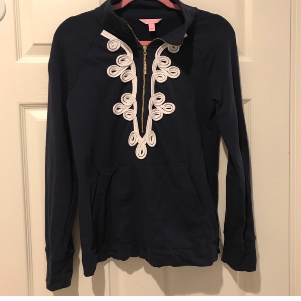 Lilly Pulitzer small navy popover